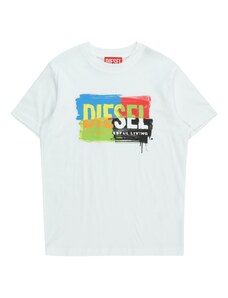 DIESEL T-Krekls zils / dzeltens / melns / balts