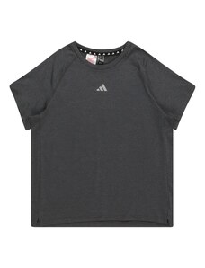 ADIDAS SPORTSWEAR Sporta krekls pelēks / raibi melns
