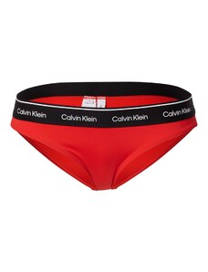 Calvin Klein Swimwear Bikini apakšdaļa sarkans / melns / balts