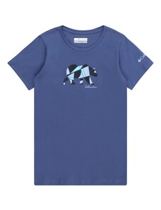 COLUMBIA Sporta krekls 'Mission Lake' jūraszils / ūdenszils / baložzils / melns