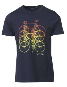 KOROSHI T-Krekls tumši zils / dzeltens / zaļš / oranžs / rozā