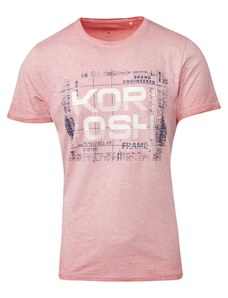KOROSHI T-Krekls jūraszils / raibi rozā / balts