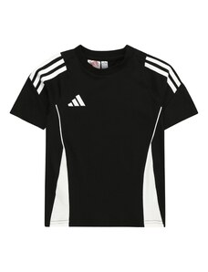 ADIDAS PERFORMANCE Sporta krekls melns / balts