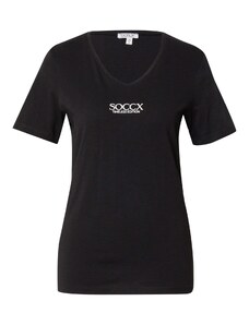 Soccx T-Krekls 'HAP:PY' melns / balts