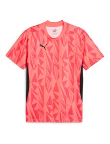 PUMA Sporta krekls 'Individual Final' koraļļu / sarkans / melns
