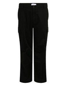 Calvin Klein Jeans Plus Kargo bikses tumši pelēks / melns / balts