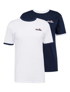 ELLESSE T-Krekls 'Meduno' tumši zils / oranžs / sarkans / balts