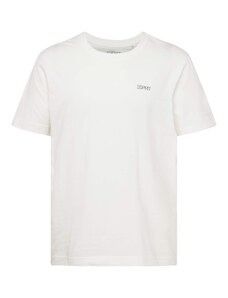 ESPRIT T-Krekls ziloņkaula krāsas / melns