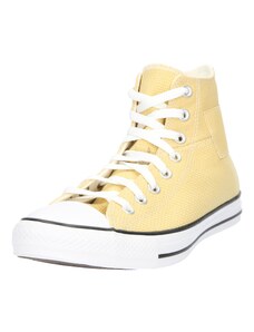 CONVERSE Augstie brīvā laika apavi 'Chuck Taylor All Star' dzeltens / melns / balts