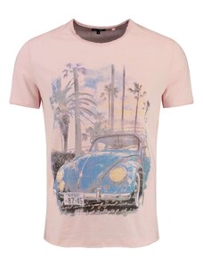 Key Largo T-Krekls 'MT PALM BEACH' jauktu krāsu / gaiši rozā