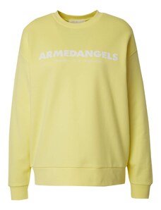 ARMEDANGELS Sportisks džemperis 'ARIN' citronkrāsas / balts