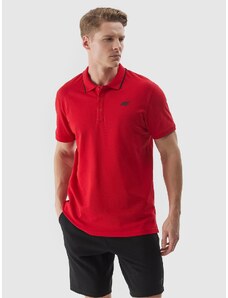 4F Vīriešu polo krekls regular - sarkans