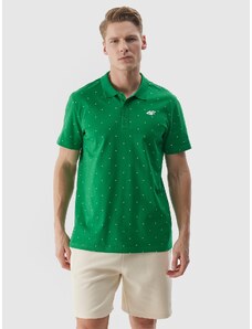4F Vīriešu polo krekls regular - zaļš