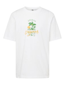 ADIDAS ORIGINALS T-Krekls 'Leisure League' zaļš / oranžs / balts