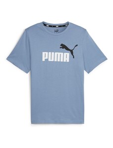 PUMA Sporta krekls 'Essentials' baložzils / melns / balts