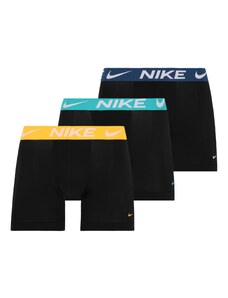 NIKE Sporta apakšbikses tumši zils / tirkīza / dzeltens / melns
