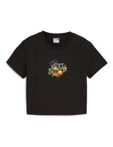 PUMA T-Krekls 'Fruity' zaļš / oranžs / melns / balts
