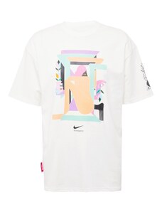 Nike Sportswear T-Krekls pasteļzils / aprikožu / melns / olas čaumalas