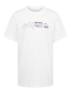 Nike Sportswear T-Krekls tumši lillā / rozā / melns / balts