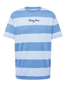 Tommy Jeans T-Krekls tumši zils / genciāna / debeszils / melns