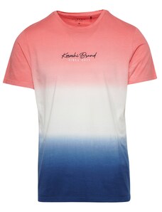 KOROSHI T-Krekls zils / koraļļu / melns / balts