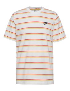 Nike Sportswear T-Krekls 'Club' dzeltens / oranžs / melns / balts