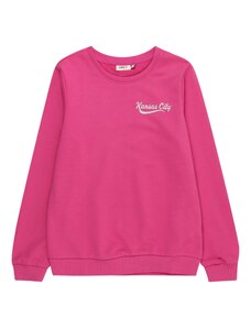 KIDS ONLY Sportisks džemperis tumši rozā / sudrabs