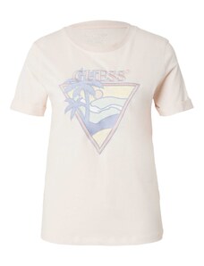 GUESS T-Krekls bēšs / debeszils / pasteļdzeltens / rožkrāsas