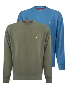 Williot Sportisks džemperis zils / zaļš / balts
