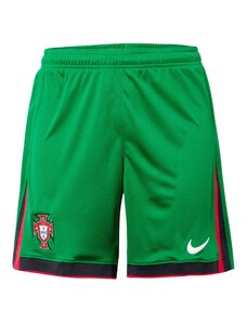NIKE Sporta bikses zāles zaļš / sarkans / melns / balts