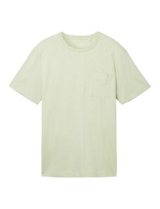 TOM TAILOR T-Krekls ziloņkaula krāsas / pasteļzaļš