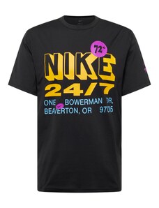 NIKE Sporta krekls 'HYVERSE' ūdenszils / dzeltens / rozā / melns