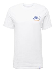 Nike Sportswear T-Krekls zils / oranžs / balts