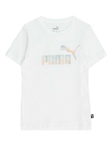 PUMA T-Krekls 'ESS SUMMER DAZE' zaļš / oranžs / rozā / balts