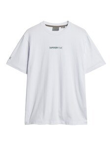 Superdry T-Krekls tumši zaļa / balts