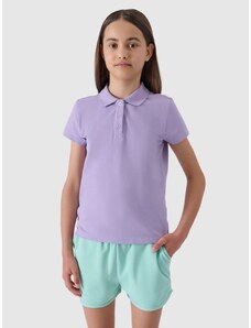 4F Meiteņu polo krekls regular - violets