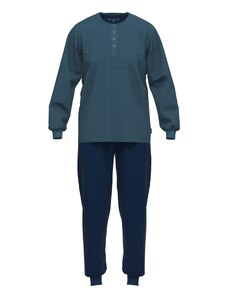TOM TAILOR Garā pidžama tumši zils / degvielas krāsas