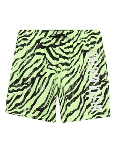 Calvin Klein Swimwear Peldšorti neonzaļš / melns / balts