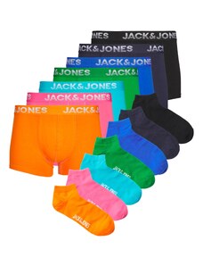 JACK & JONES Bokseršorti 'COLE' zils / tumši zils / jūraszils / zaļš / tumši oranžs / rozīgs / melns