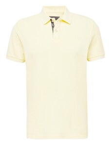 CAMP DAVID T-Krekls gaiši dzeltens / melns / balts