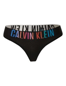Calvin Klein Underwear Stringu biksītes 'Intense Power Pride' jūraszils / lillā / neonsarkans / melns