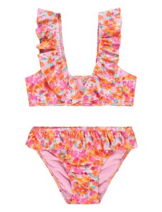KIDS ONLY Bikini 'TIKKA' gaiši zaļš / oranžs / rožkrāsas / tumši rozā
