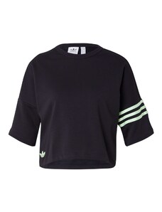 ADIDAS ORIGINALS T-Krekls 'NEUCL' gaiši zaļš / melns