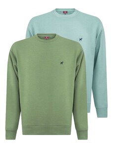 Williot Sportisks džemperis pasteļzils / zaļš
