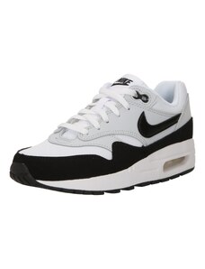 Nike Sportswear Brīvā laika apavi 'Air Max 1' pelēks / melns / balts