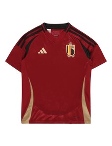 ADIDAS PERFORMANCE Sporta krekls 'Belgium 24 Home' bēšs / dzeltens / sarkans / melns