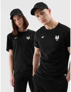 4F T-krekls regular ar apdruku unisex 4F x Drift Masters - melns
