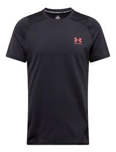 UNDER ARMOUR Sporta krekls koraļļu / melns