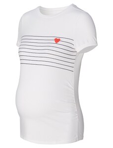 Esprit Maternity T-Krekls sarkans / melns / balts