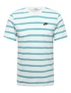 Nike Sportswear T-Krekls 'CLUB' zils / tirkīza / melns / balts
